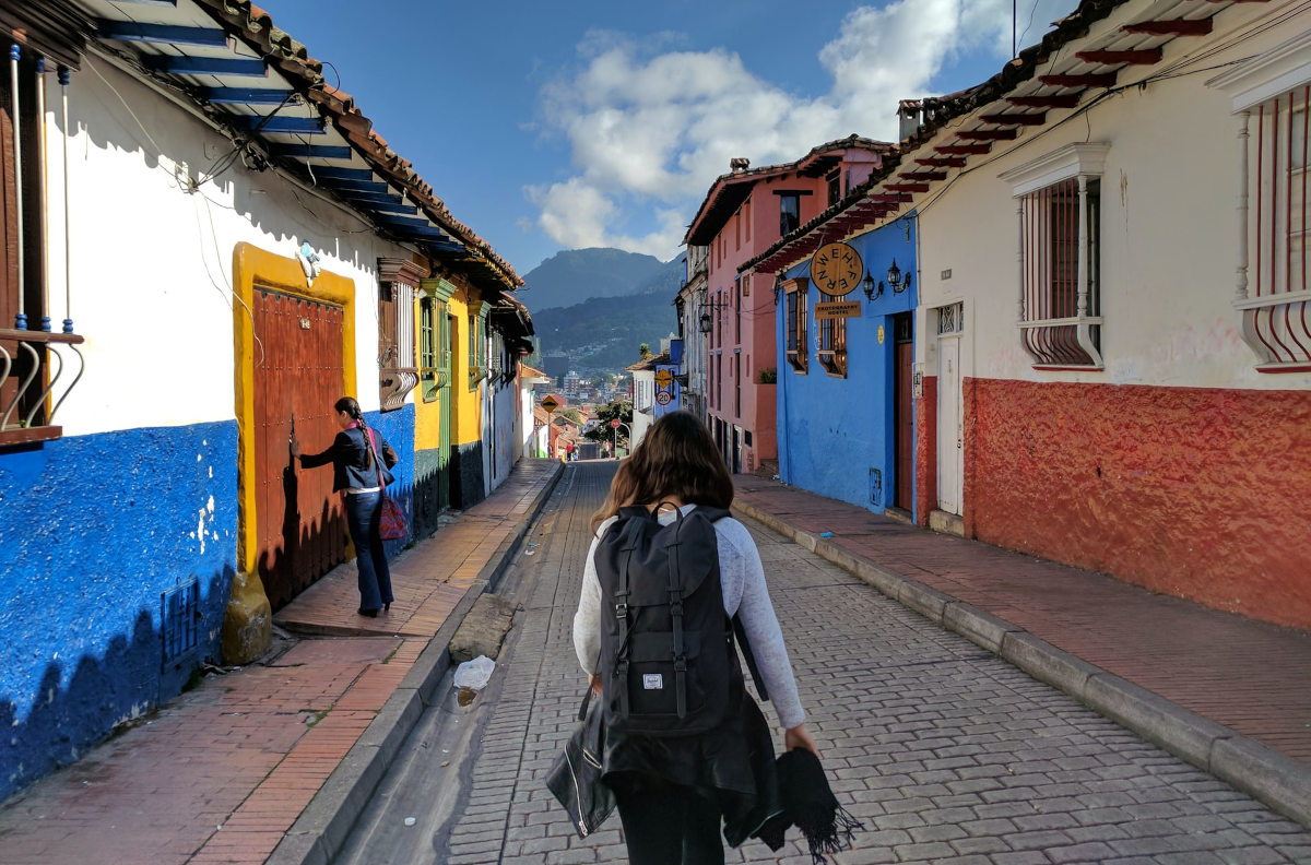 Viaggiatrice a Bogotá, Colombia