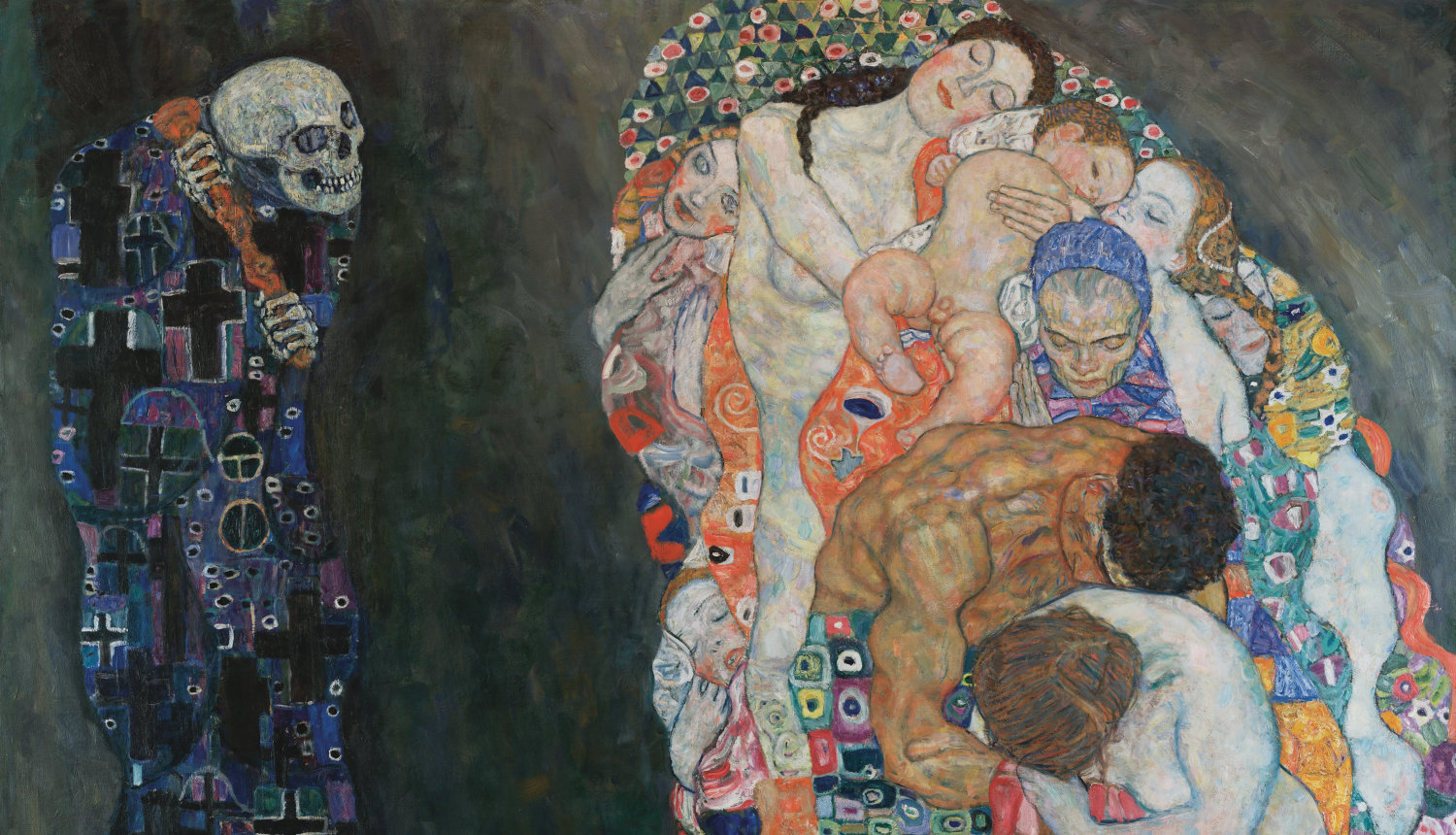 Gustav Klimt, Vita e morte (1910-1915), particolare.