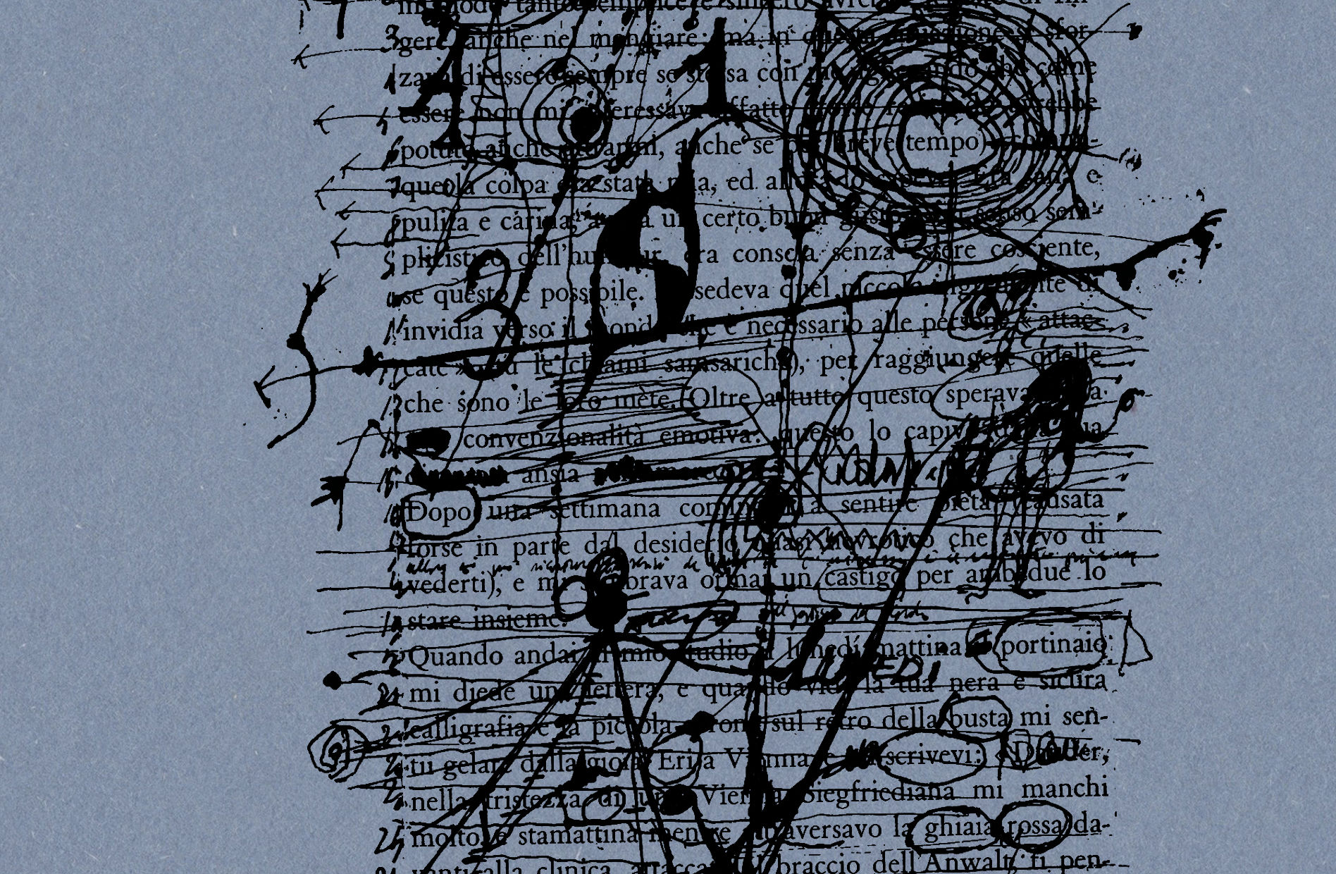 Un dettaglio dalla copertina di "La radice dell'inchiostro", a cura di Giorgiomaria Cornelio